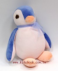 法國綿柔娃娃：寶寶抱抱系列～小企鵝（粉紅、紫） 