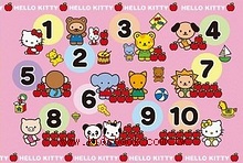 和Hello kitty一起玩(10.6.10pcs)：階梯式日本幼兒拼圖