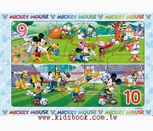 米奇和好朋友們(9.13.15pcs)：階梯式日本幼兒拼圖