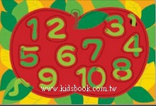 蘋果數一數(20.17.11pcs)：階梯式日本幼兒拼圖