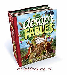 名家立體繪本：Aesop，s Fables: A Pop-up Book of Virtues(伊索寓言)